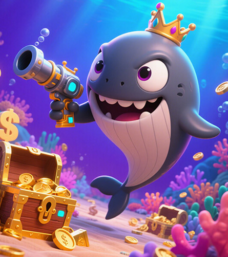 Mesa Fishing com power-ups